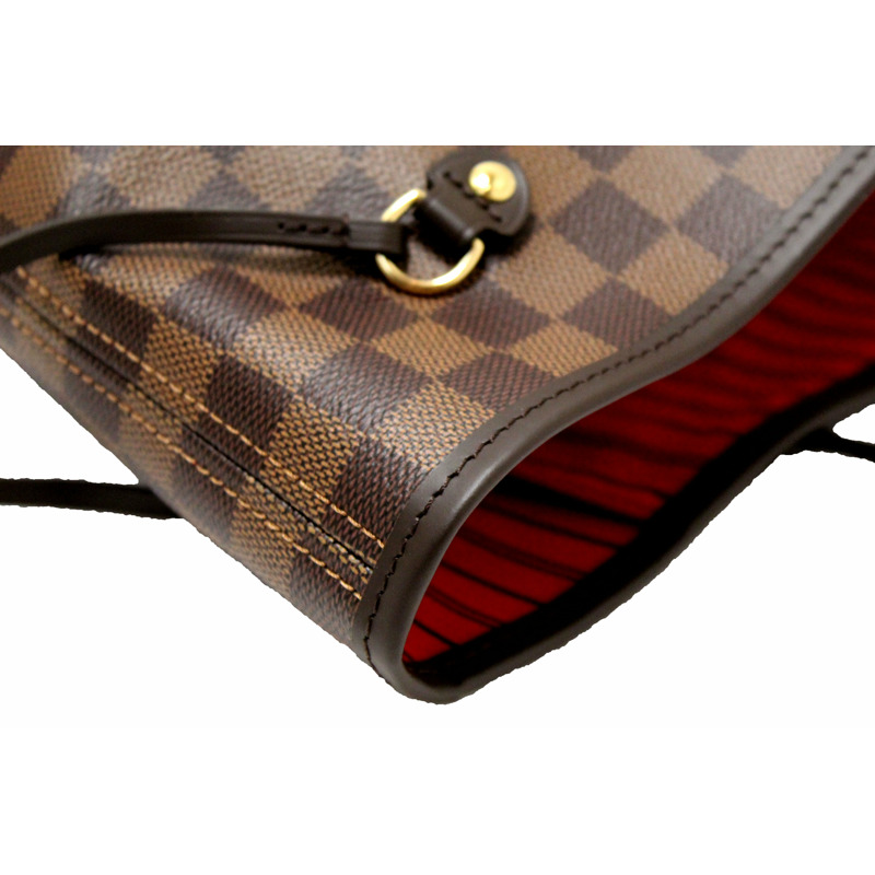 Louis Vuitton Damier Ebene Canvas Neverfull MM Tote Shoulder Bag-15