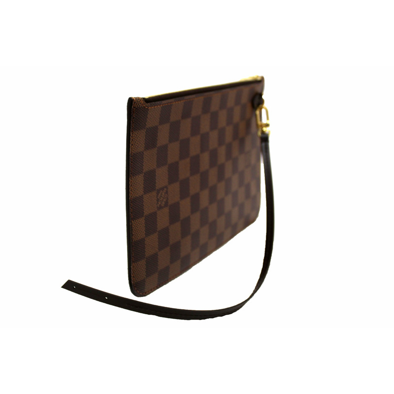 Louis Vuitton Damier Ebene Canvas Neverfull MM Tote Shoulder Bag-19