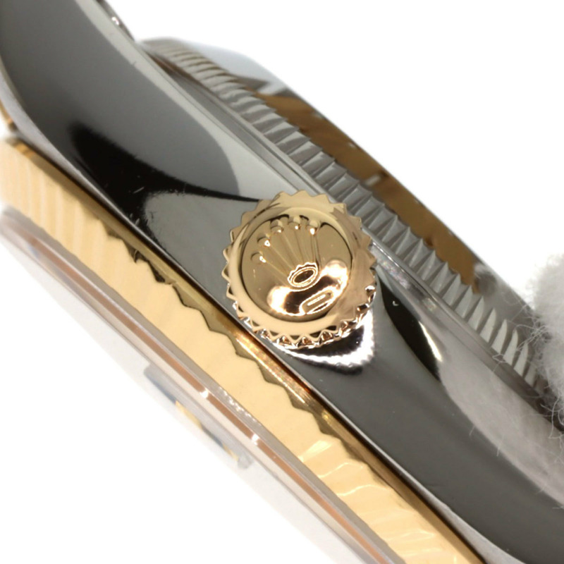 勞力士 69173G Datejust 10P 鑲鑽藍色漸變不鏽鋼腕錶（SSx18KYG），女款-9