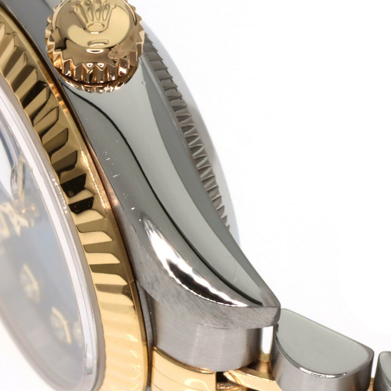 勞力士 69173G Datejust 10P 鑲鑽藍色漸變不鏽鋼腕錶（SSx18KYG），女款-11