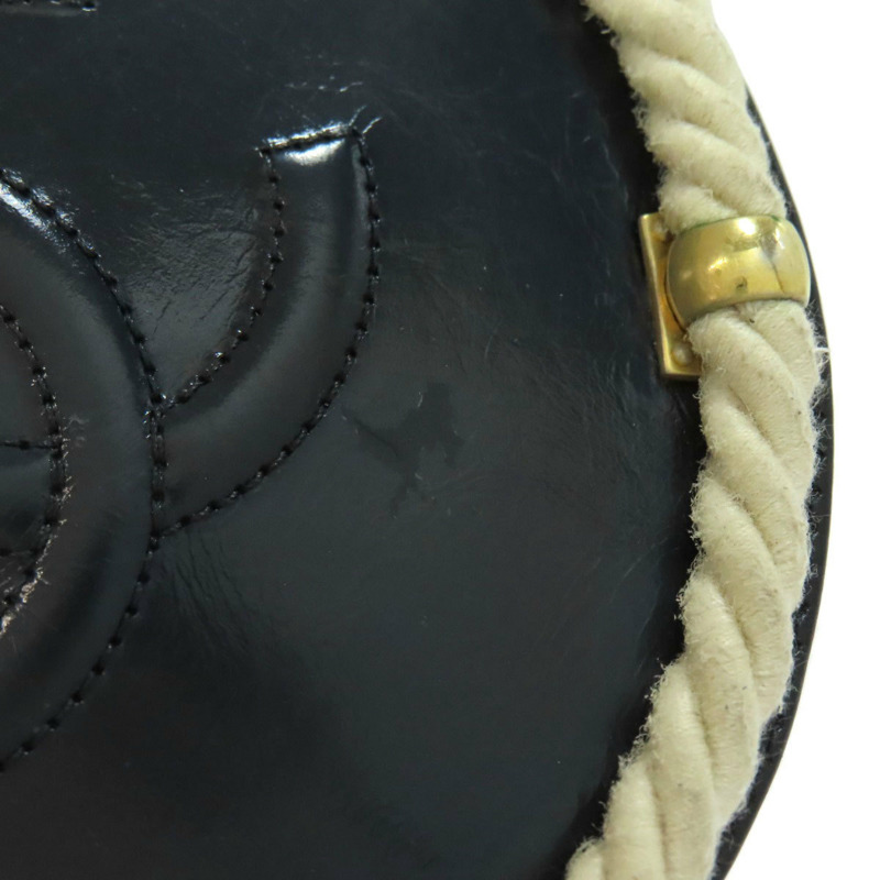 香奈兒 Coco Mark 金色五金兩用手提包 小牛皮 女士-16