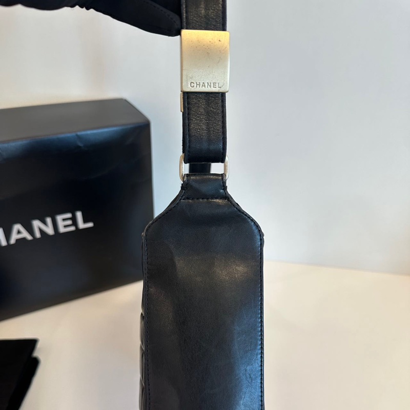 Chanel vintage 冰格單肩包-5