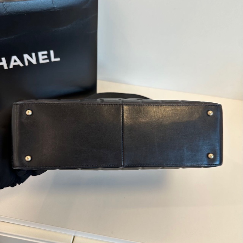 Chanel vintage 冰格單肩包-7