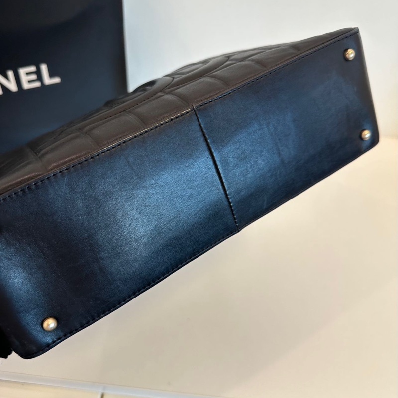 Chanel vintage 冰格單肩包-8