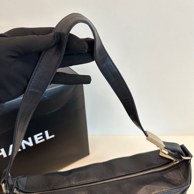 Chanel vintage 冰格單肩包-15