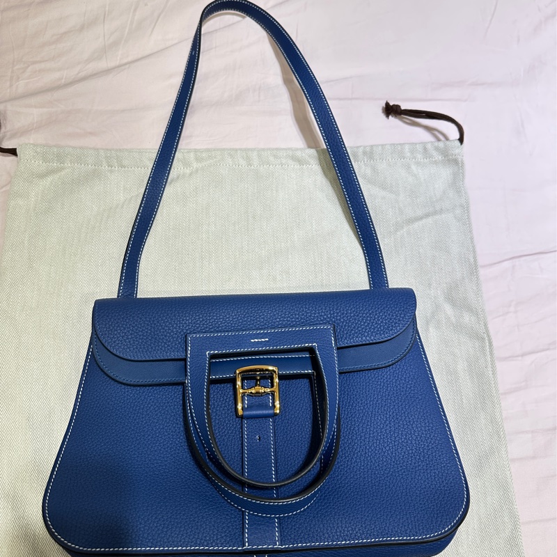 ꧁ Hermès🔹Halzan 31🔹藍꧂-1