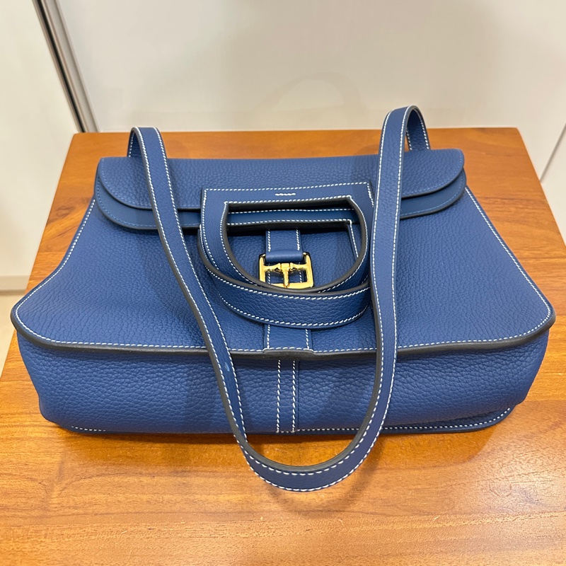 ꧁ Hermès🔹Halzan 31🔹藍꧂-3