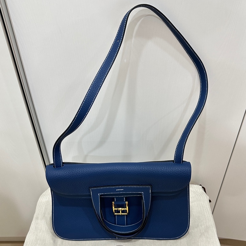 ꧁ Hermès🔹Halzan 31🔹藍꧂-5