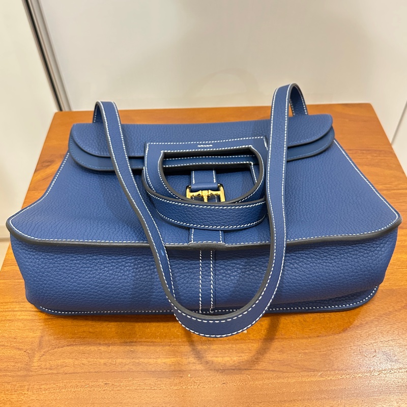 ꧁ Hermès🔹Halzan 31🔹藍꧂-7