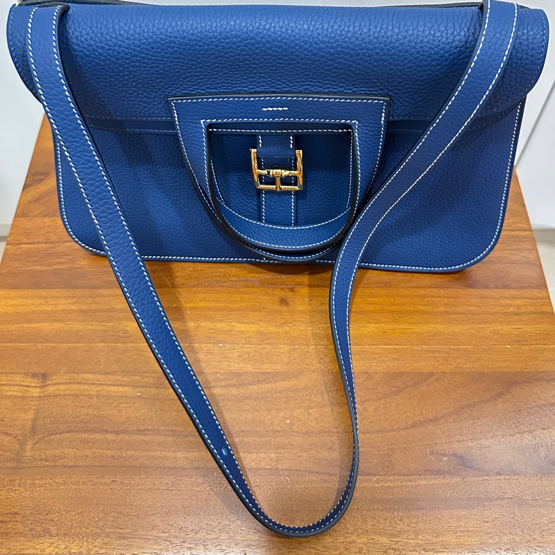 ꧁ Hermès🔹Halzan 31🔹藍꧂-15