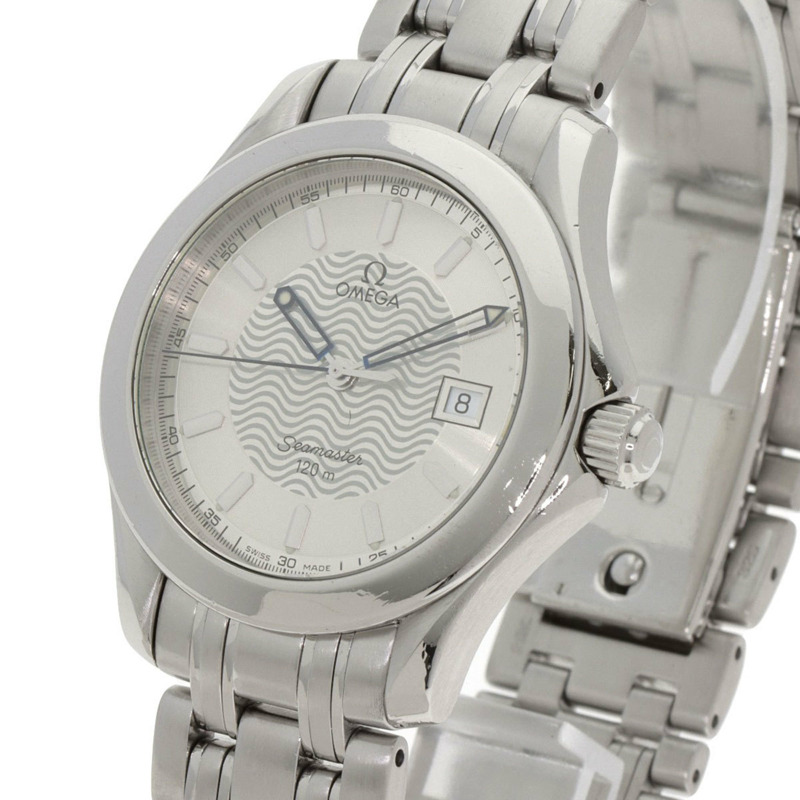 歐米茄 2511.31 海馬 120 日期顯示不鏽鋼男士腕錶-2