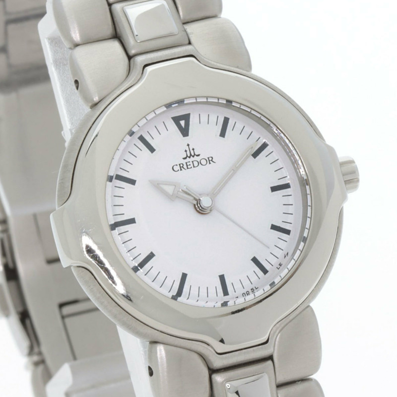 精工 GSAB003 4N71-0040 Credor Neptune 女士不鏽鋼腕錶-3