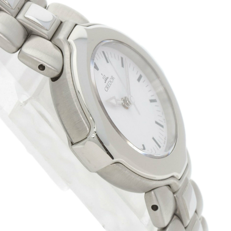 精工 GSAB003 4N71-0040 Credor Neptune 女士不鏽鋼腕錶-5