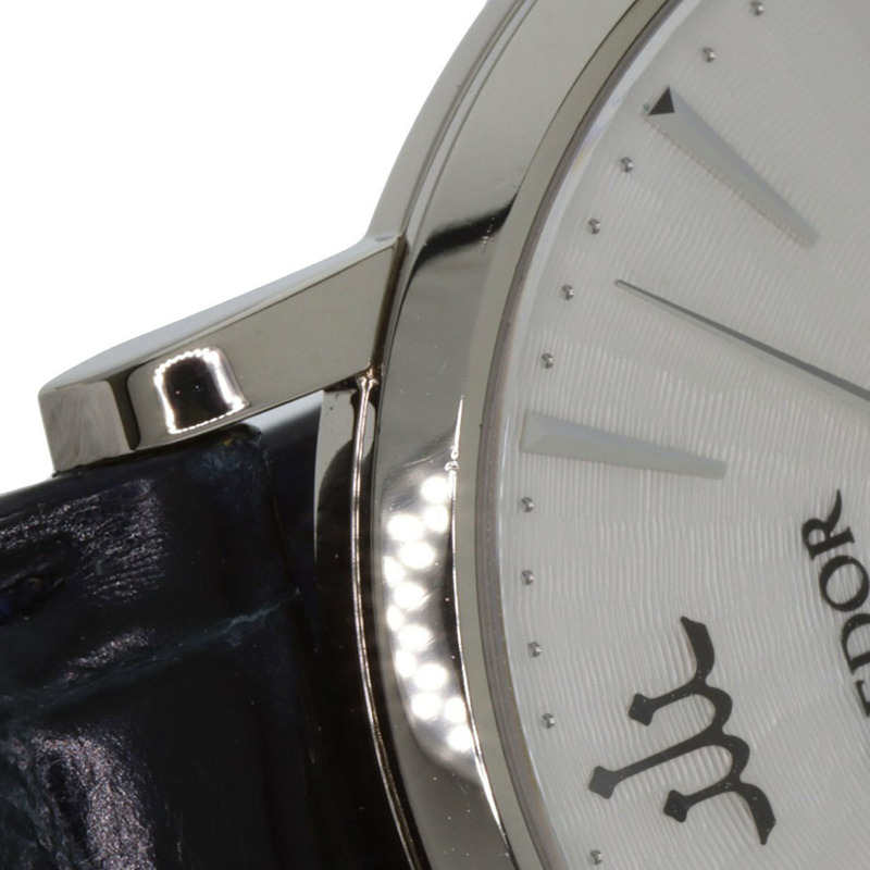 精工 GBAQ977 6870-00B0 Credor Signo UTD 男士腕錶，18K 白金錶殼搭配皮錶帶-21