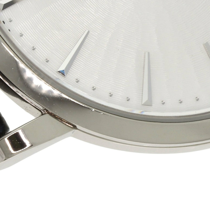 精工 GBAQ977 6870-00B0 Credor Signo UTD 男士腕錶，18K 白金錶殼搭配皮錶帶-23