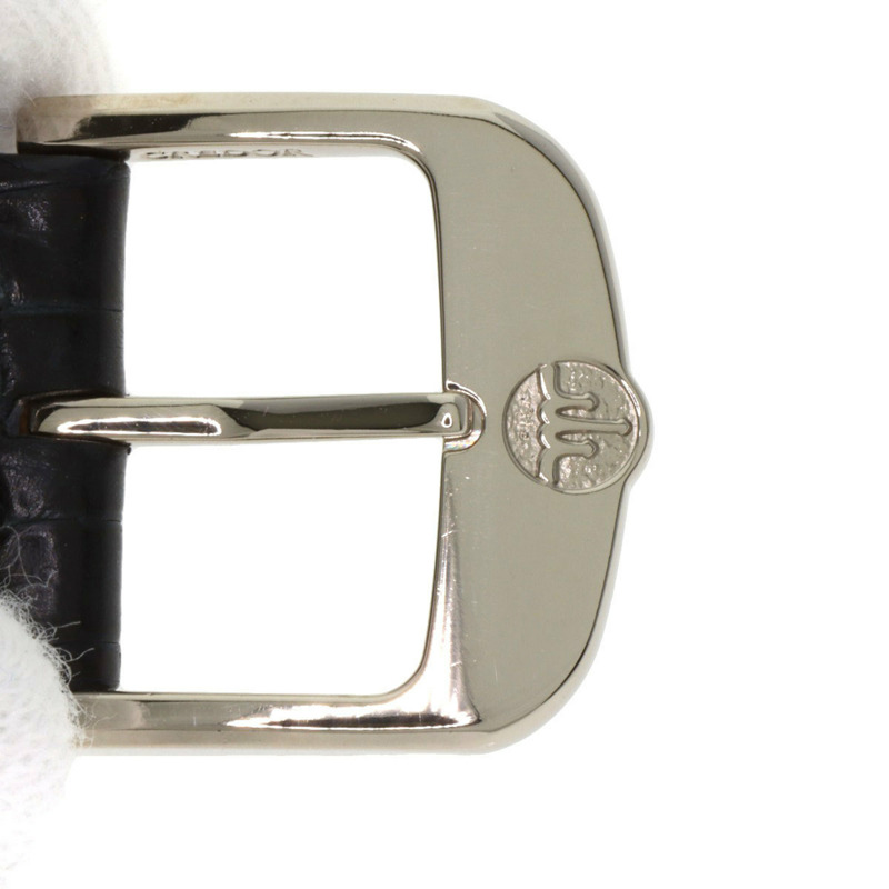 精工 GBAQ977 6870-00B0 Credor Signo UTD 男士腕錶，18K 白金錶殼搭配皮錶帶-27