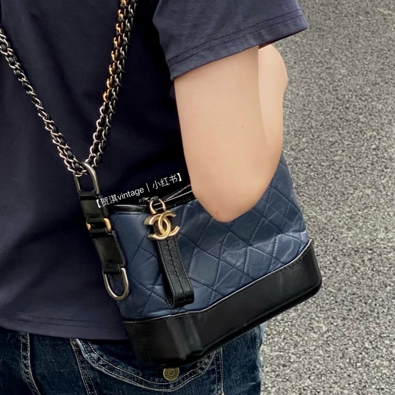 （極新💕全配） Chanel Gabrielle 小號流浪包 專櫃24萬多！-7