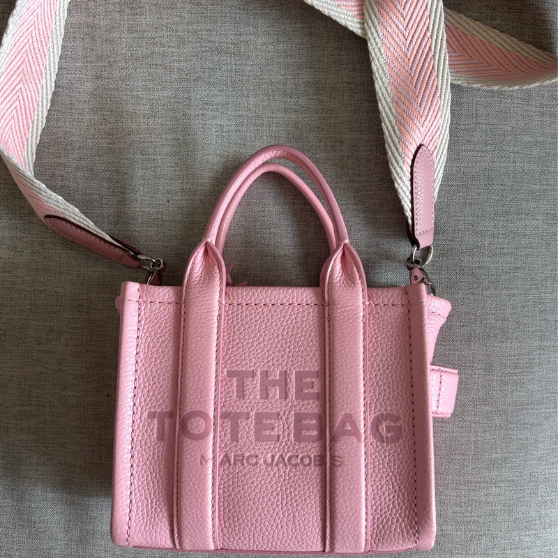 marc jacobs the tote bag pink crossbag 粉色托特包-8