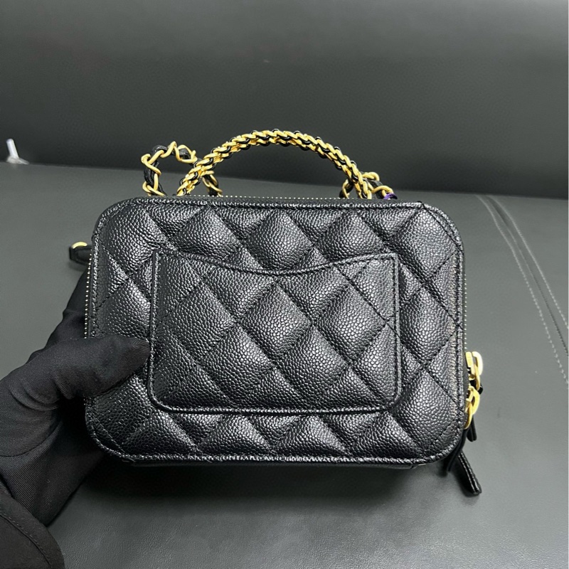 Chanel 22S top handle mini vanity case-1