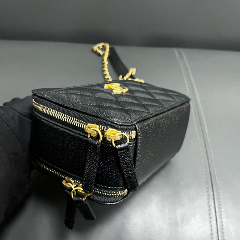 Chanel 22S top handle mini vanity case-6