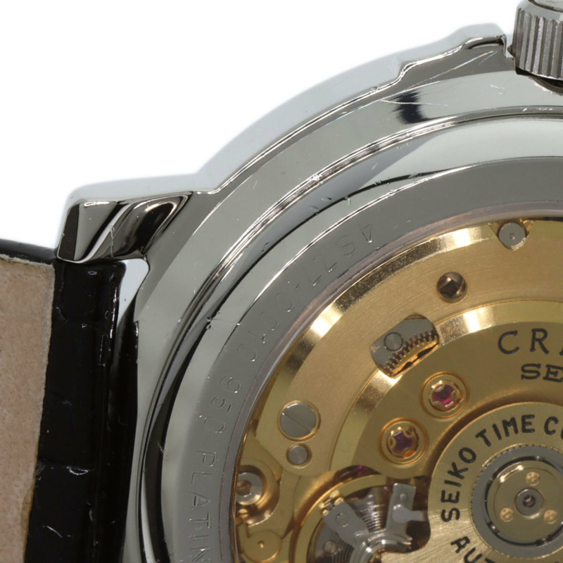 精工 GBBG999 4S77-0010 Credor 逆跳男士腕錶，鉑金 PT950 錶殼，配皮錶帶-16