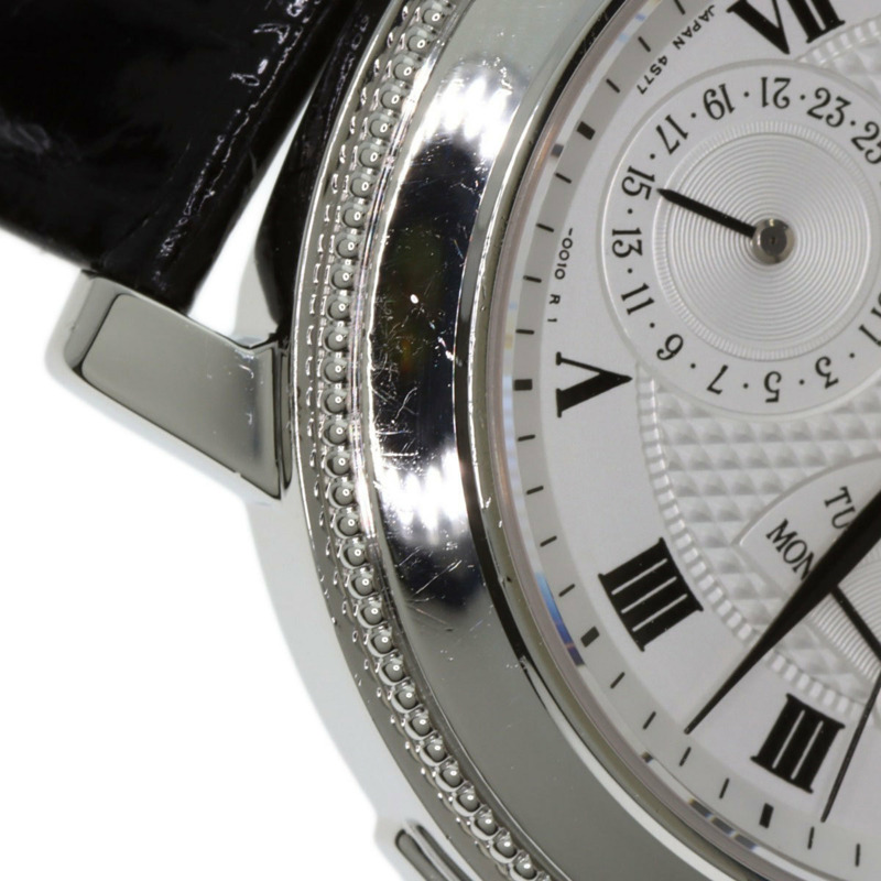 精工 GBBG999 4S77-0010 Credor 逆跳男士腕錶，鉑金 PT950 錶殼，配皮錶帶-21