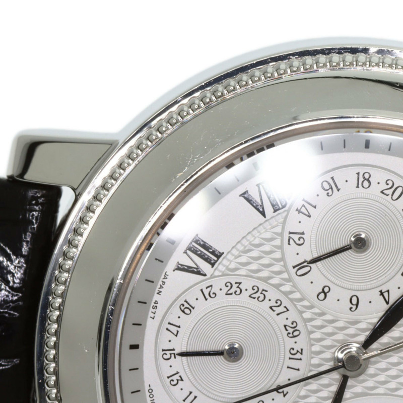 精工 GBBG999 4S77-0010 Credor 逆跳男士腕錶，鉑金 PT950 錶殼，配皮錶帶-22