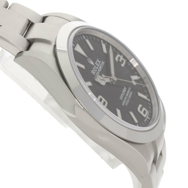 勞力士探險家型1後期款214270不鏽鋼男士腕錶-5