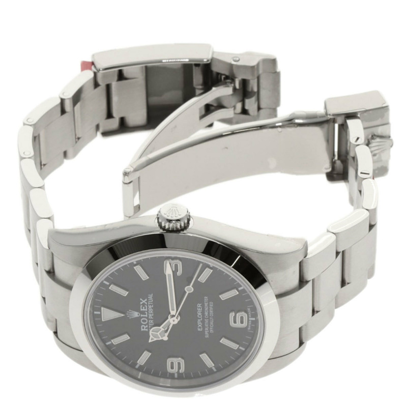 勞力士探險家型1後期款214270不鏽鋼男士腕錶-8