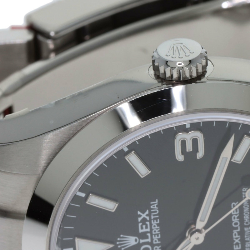 勞力士探險家型1後期款214270不鏽鋼男士腕錶-13