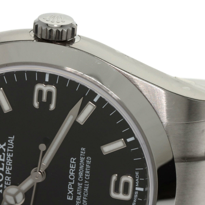 勞力士探險家型1後期款214270不鏽鋼男士腕錶-14