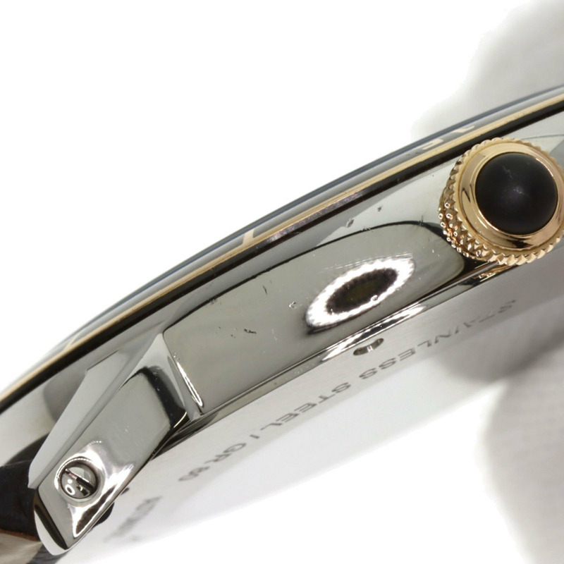 卡地亞 W2RN0005 Ronde Croisière de 男士腕錶，精鋼錶殼搭配皮革錶帶-14