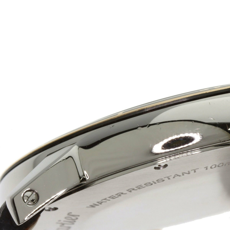 卡地亞 W2RN0005 Ronde Croisière de 男士腕錶，精鋼錶殼搭配皮革錶帶-18