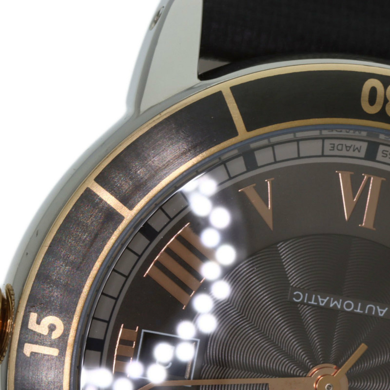 卡地亞 W2RN0005 Ronde Croisière de 男士腕錶，精鋼錶殼搭配皮革錶帶-30