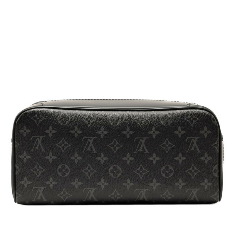 路易威登 Monogram Eclipse Steamer 雙肩包 M44052 黑色皮革 男士 LOUIS VUITTON-2