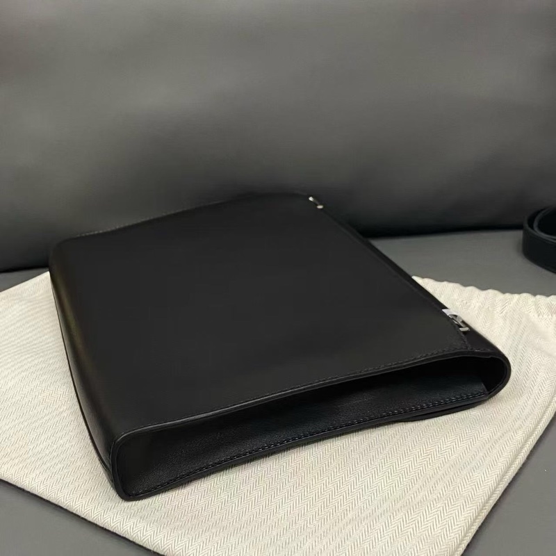 HERMES愛馬仕新款黑銀sac+adepeches29單肩包 Z刻-6