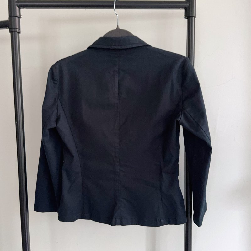 Red Valentino 經典棉質西裝外套|深藍色|二手良好-1