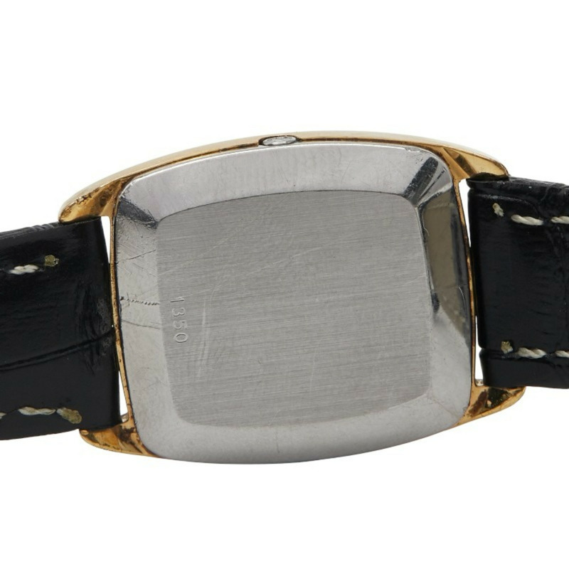 歐米茄碟飛系列石英腕錶，銀色錶盤，不鏽鋼錶殼，皮革錶帶，女士款，歐米茄-2