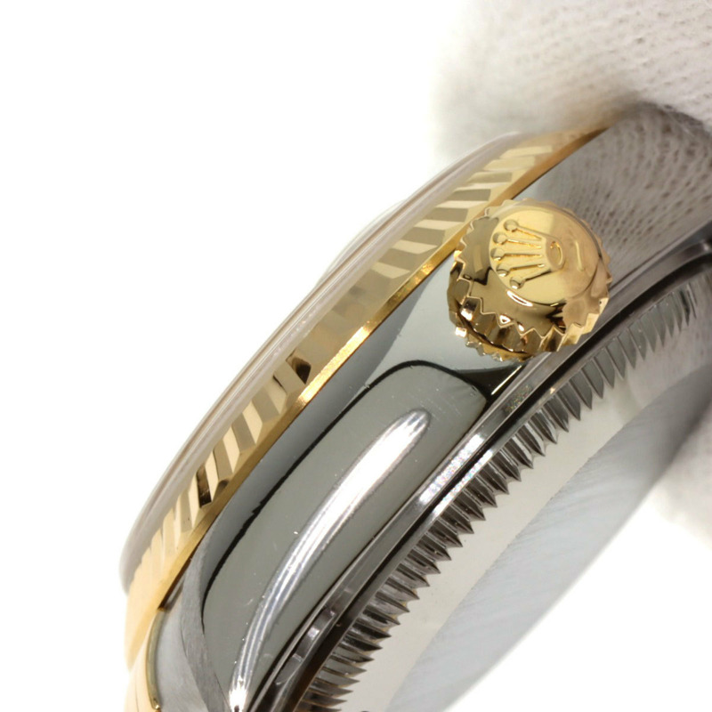 勞力士 79173G Datejust 10P 鑲鑽腕錶,不鏽鋼 SSx18KYG,18KYG,女款-12