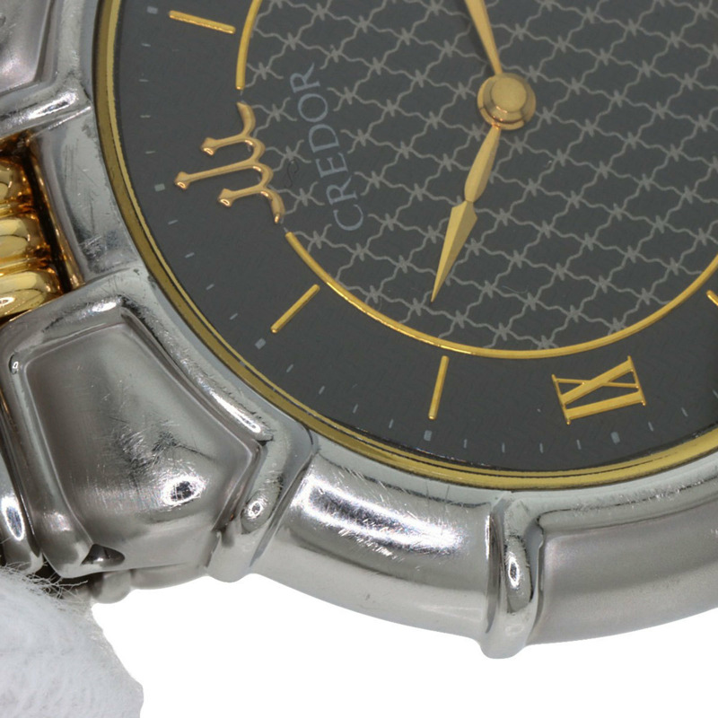 精工 9579-6000 Credor Entrata 不鏽鋼腕錶，SSxGP，男士-13