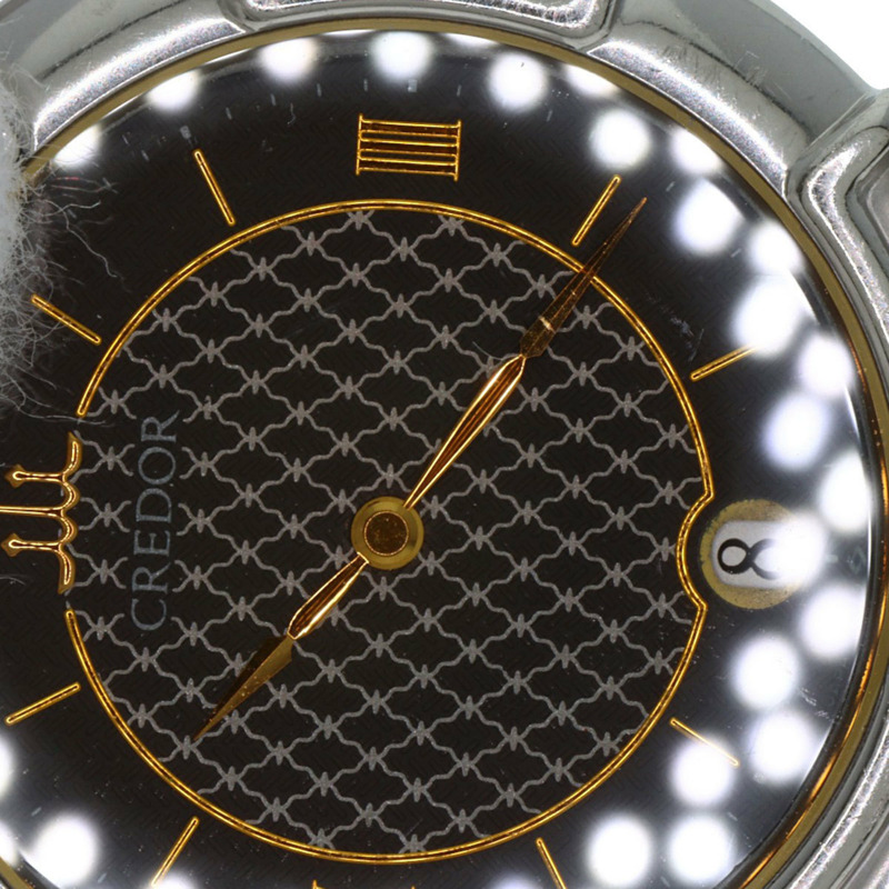 精工 9579-6000 Credor Entrata 不鏽鋼腕錶，SSxGP，男士-26