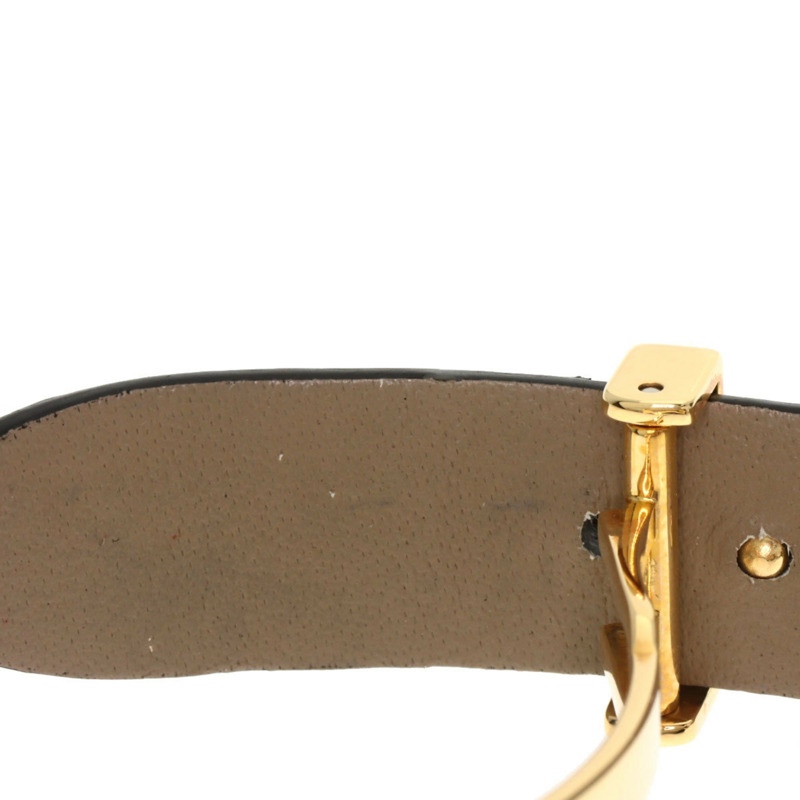 Harry Winston 310LQG Avenue 經典腕錶,18K黃金,皮革錶帶,鑲鑽,女士款-27