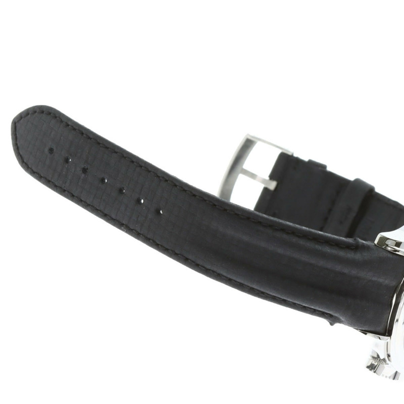 歐米茄碟飛系列計時同軸日期腕錶，不鏽鋼和皮革錶帶，男士，20230410-9