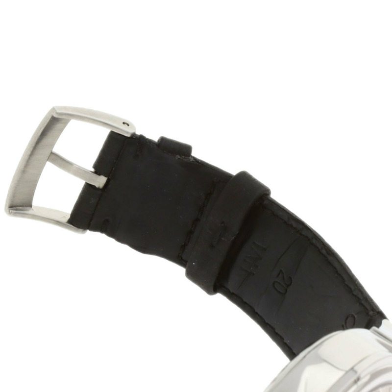 歐米茄碟飛系列計時同軸日期腕錶，不鏽鋼和皮革錶帶，男士，20230410-10