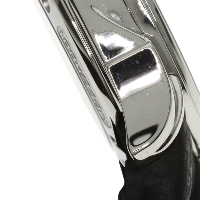 歐米茄碟飛系列計時同軸日期腕錶，不鏽鋼和皮革錶帶，男士，20230410-17