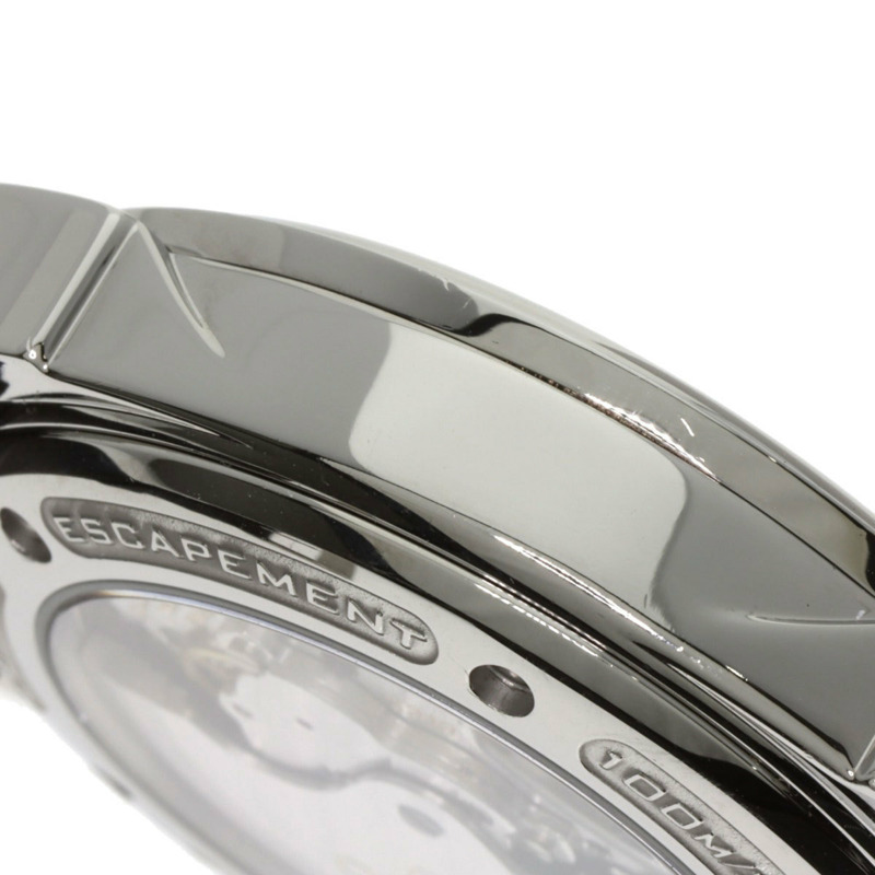 歐米茄碟飛系列計時同軸日期腕錶，不鏽鋼和皮革錶帶，男士，20230410-18