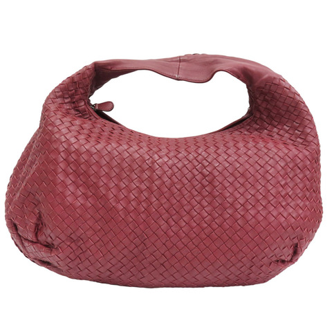 磚紅色 羊皮編織 肩背包【BOTTEGA VENETA BV 寶緹嘉】