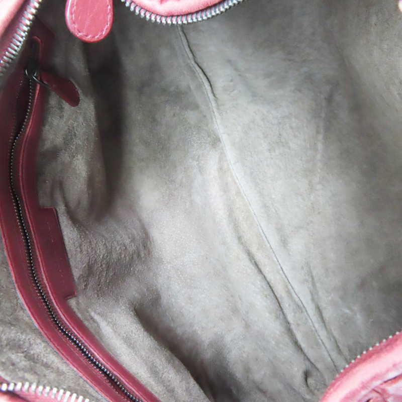 磚紅色 羊皮編織 肩背包【BOTTEGA VENETA BV 寶緹嘉】-4