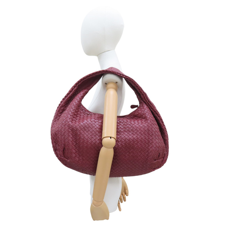 磚紅色 羊皮編織 肩背包【BOTTEGA VENETA BV 寶緹嘉】-9