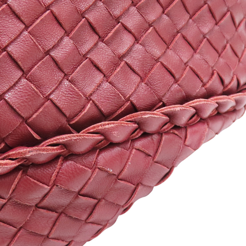 磚紅色 羊皮編織 肩背包【BOTTEGA VENETA BV 寶緹嘉】-14